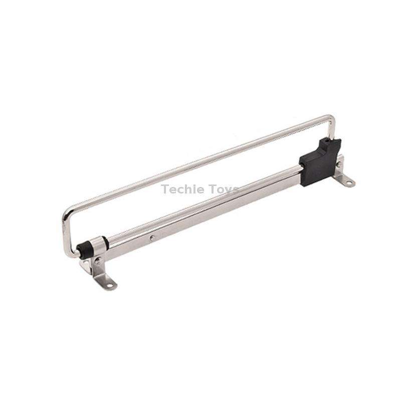 Y01 Iron Head 10 inches Wardrobe Hardware Push-Pull Hanging Rod Clothes Rail
