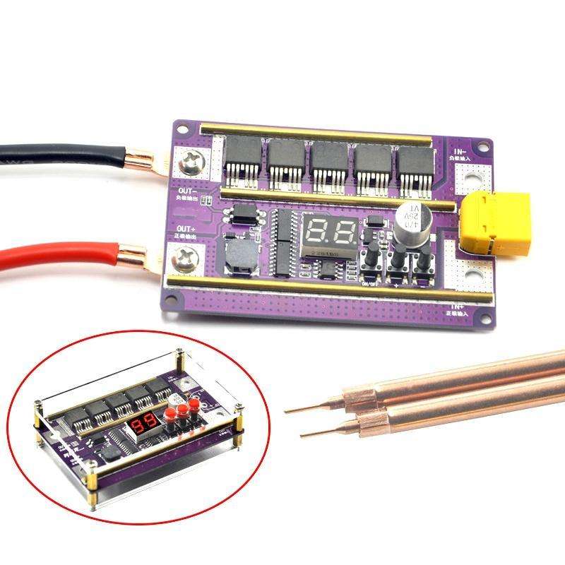 Model Airplane Battery Version 12V Digital Display DIY Battery Spot Welding Machine Pen Control, Sty