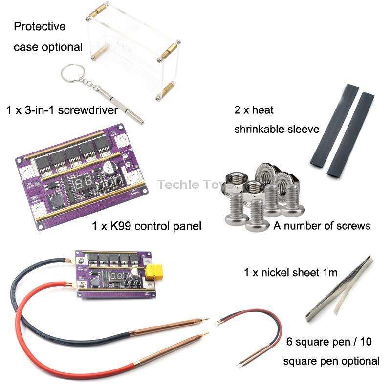 Model Airplane Battery Version 12V Digital Display DIY Battery Spot Welding Machine Pen Control, Sty