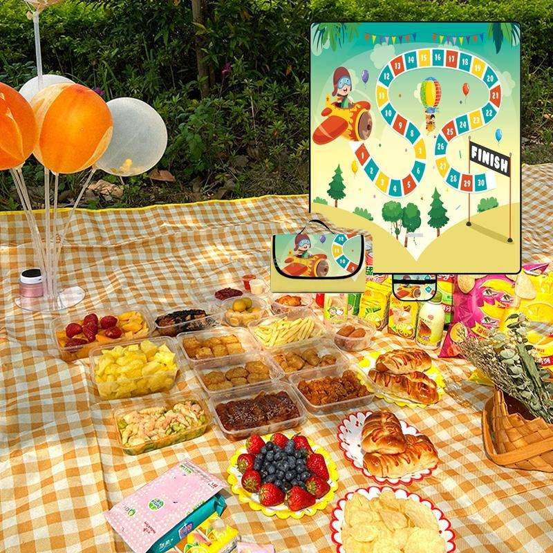 Y018 Moisture-proof Outdoor Grass Mat Thickened Waterproof Picnic Mat(2x2m)