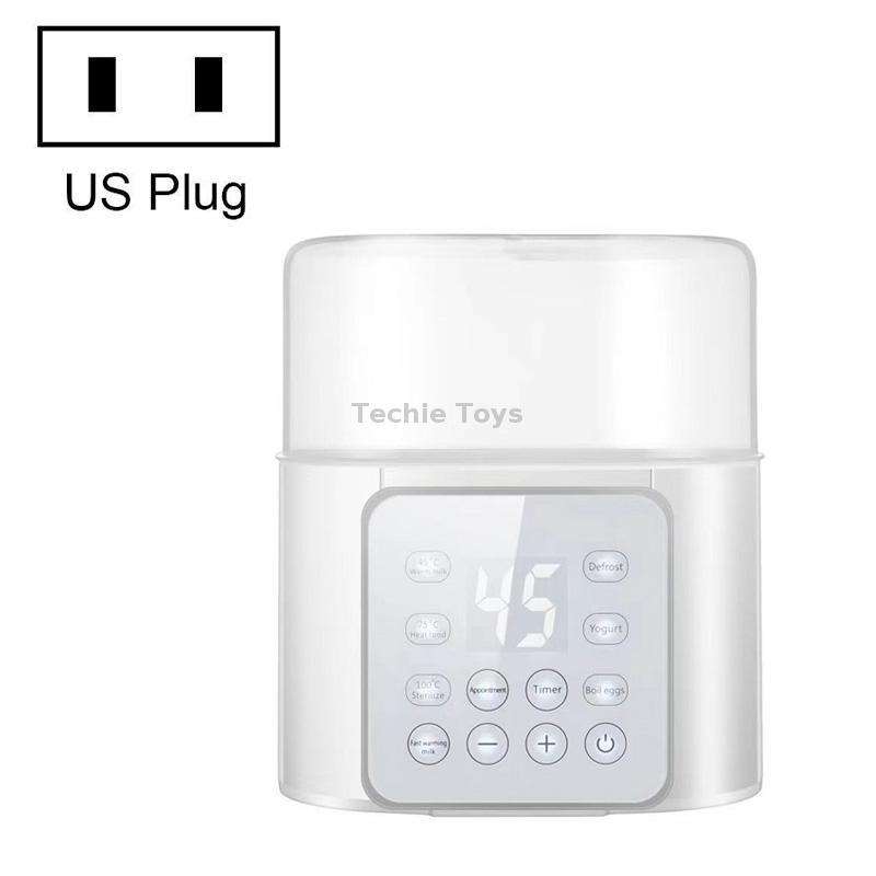 N20 2 In 1 Double Bottle Warmer Sterilization Machine, Plug Specifications: US Plug(White)