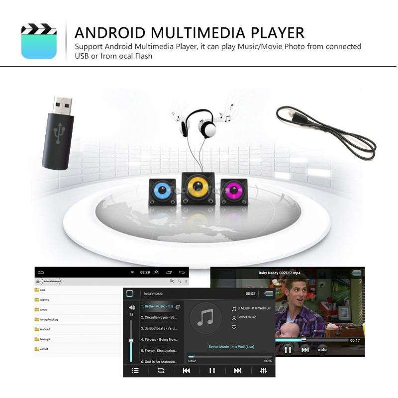 A3040 For Volkswagen 7-inch 2+32G Android Car Navigation Central Control Large Screen Player