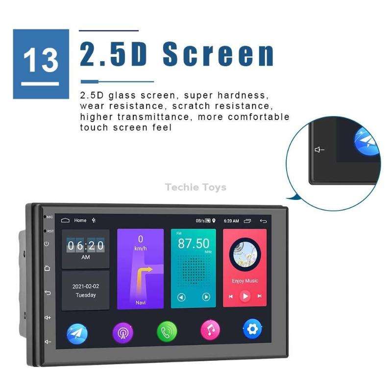 A2798 9 Inch Android WiFi 2+32G Central Control Large screen Universal Car Navigation Reversing Vide