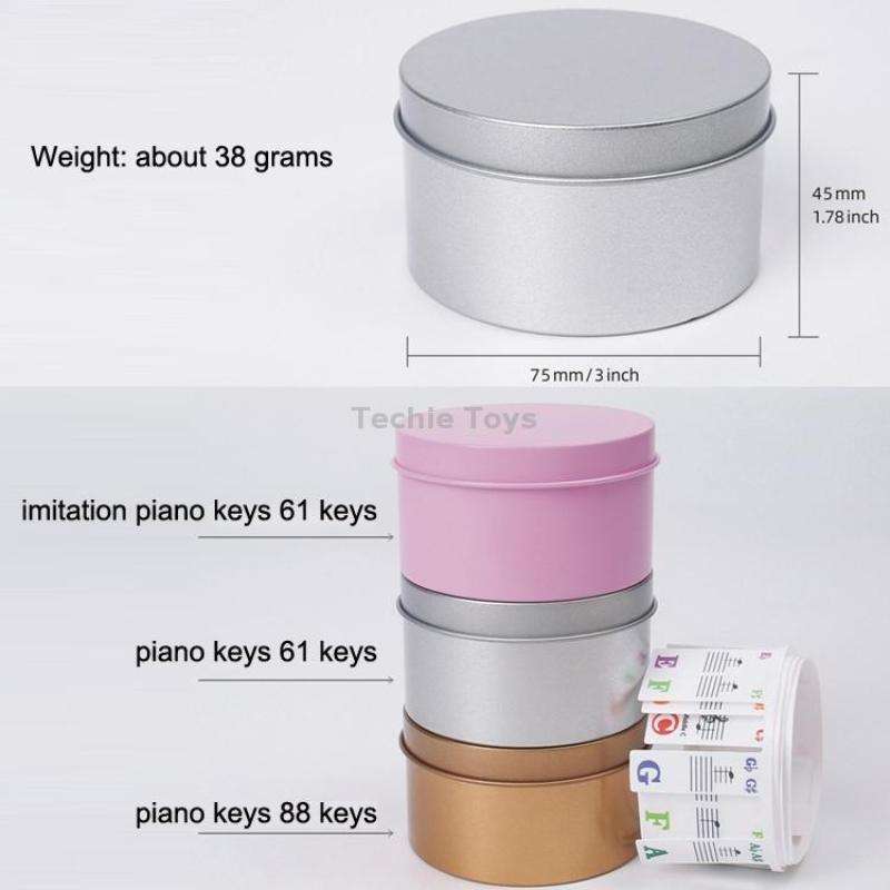 Children Beginner Piano Keyboard Color Stickers Musical Instrument Accessories, Style: Piano Keys 88