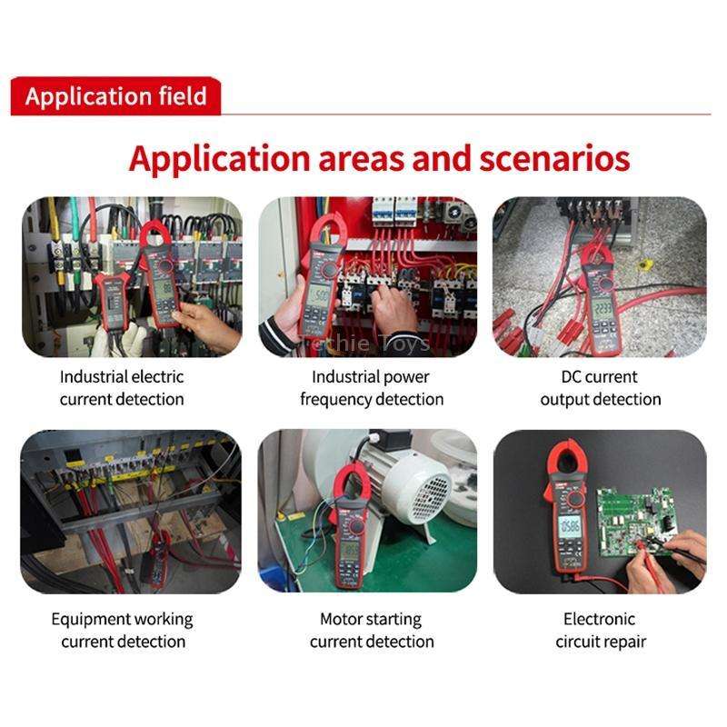 UNI-T UT205E 1000A 42mm Jaw Size Digital Clamp Meter AC DC Voltage Detector
