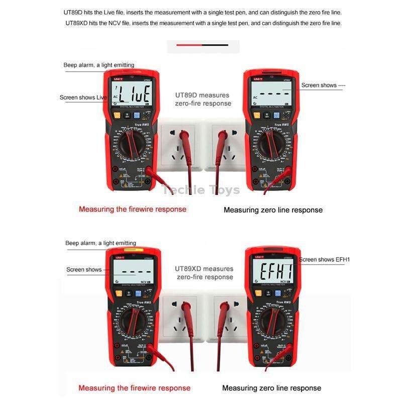 UNI-T UT89XE Digital High-Precision Multimeter Digital Display Multi-Meter