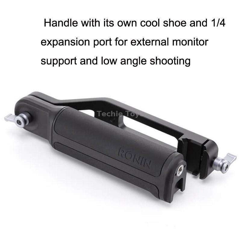 Original DJI RS 3 / RS 3 Pro / RS 2 / RSC 2 Handheld Adapter Handle(Black)