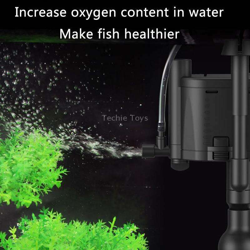 Multifunctional Fish Tank Filter Oxygenation Silent Pump, CN Plug, Specification:JP-500GS