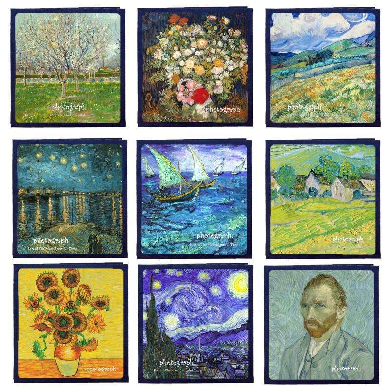 Retro Art DIY Handmade Photo Album Self-Adhesive Film Album, 16 inch Ride The Wind And Waves(