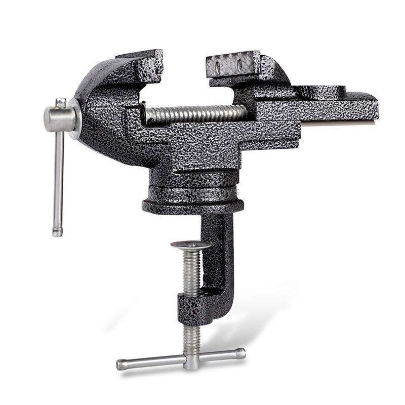 360-Degree Rotating Small Vise Table Flat Universal Table Clamp, Random Color Delivery, Size:60mm