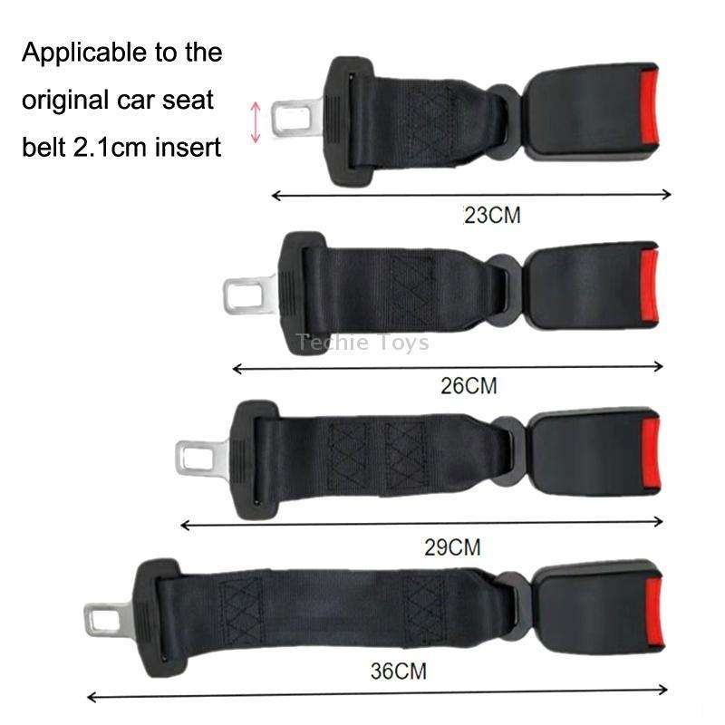 2 PCS Child And Pregnant Woman Car Seat Belt Extender, Length:29cm(Beige)
