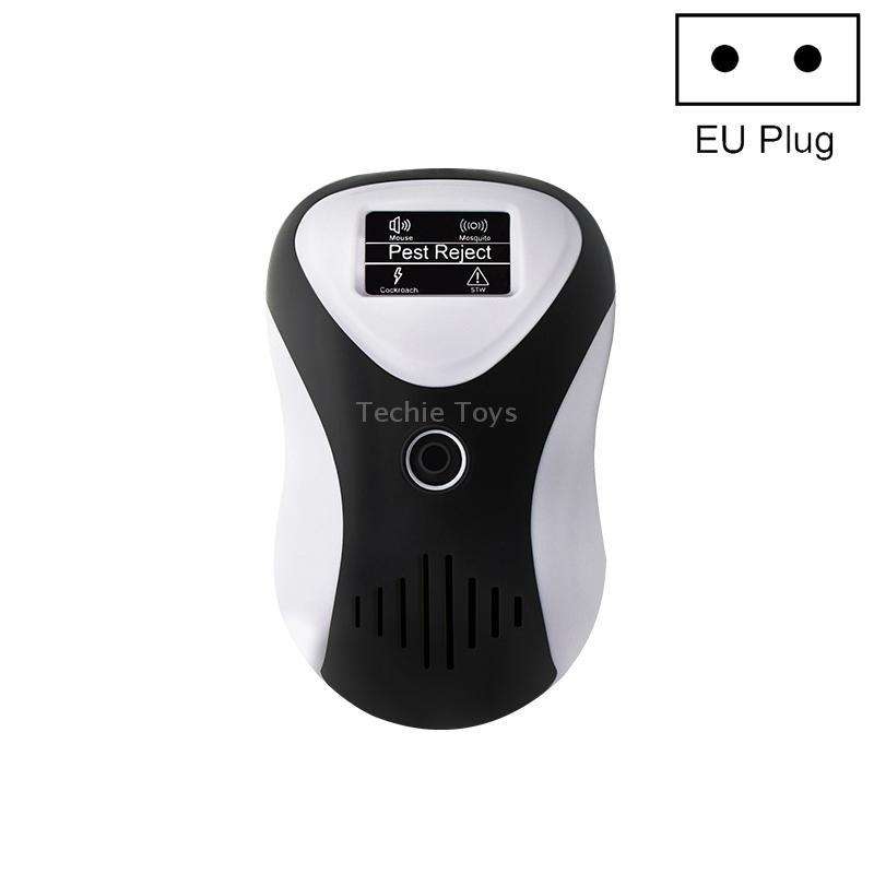 Ultrasonic Multifunctional Mouse Repeller Energy-Saving Silent Insect Repeller, Plug Type:EU Plug(Bl