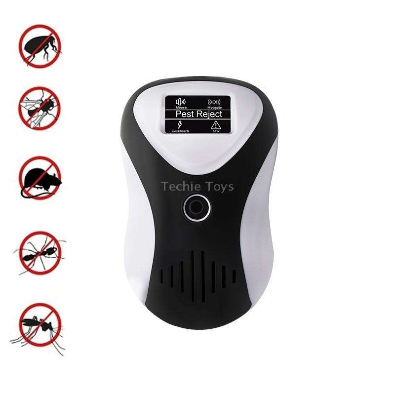 Ultrasonic Multifunctional Mouse Repeller Energy-Saving Silent Insect Repeller, Plug Type:EU Plug(Bl