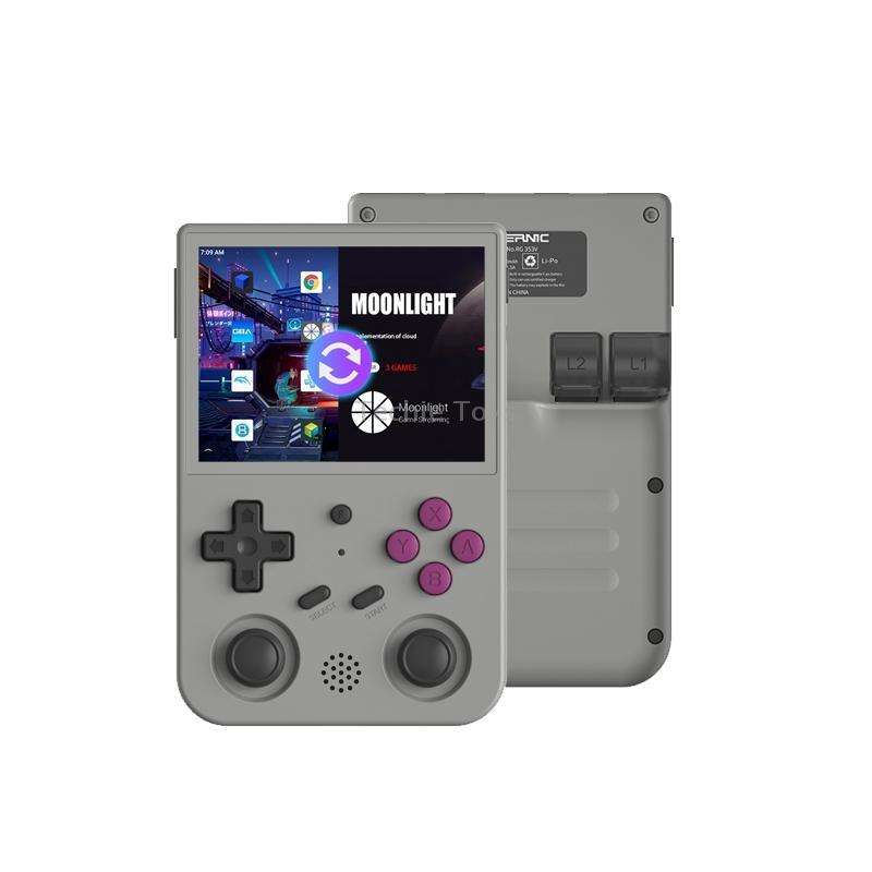 ANBERNIC RG353VS 3.5 Inch Wireless Game Box Linux Single OS Handheld Game Console 64G 15,000 Games(G