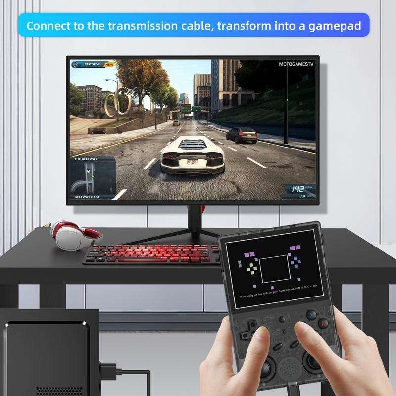 ANBERNIC RG353VS 3.5 Inch Wireless Game Box Linux Single OS Handheld Game Console 64G 15,000 Games(G