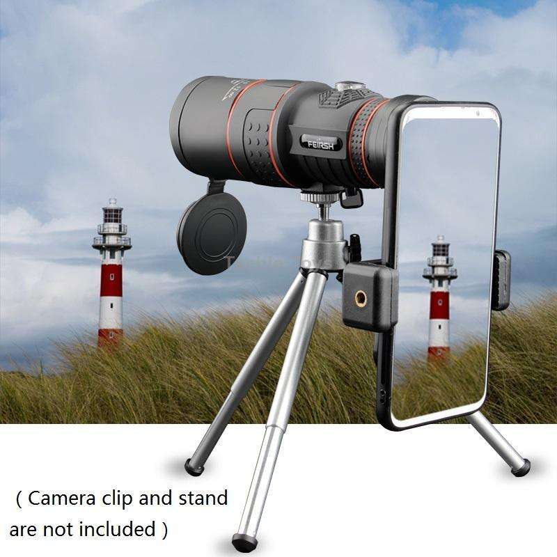 FEIRSH 12x50 High-Definition Low-Light Night Vision Monoculars Concert Mobile Phone Camera Binocular