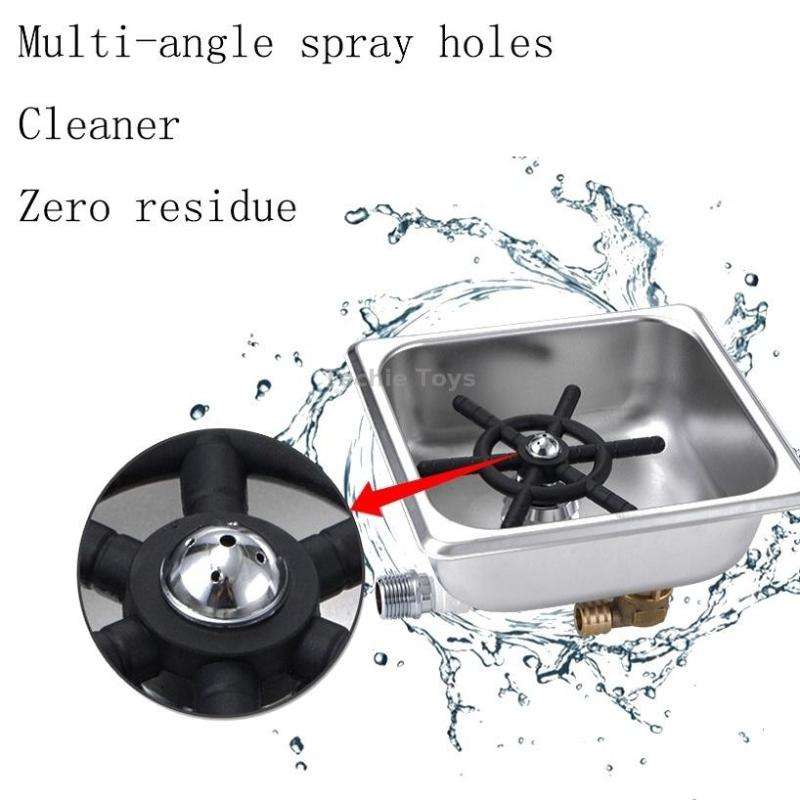 Automatic High Pressure Embedded Stainless Steel Bar Cup Washer Economy Type B