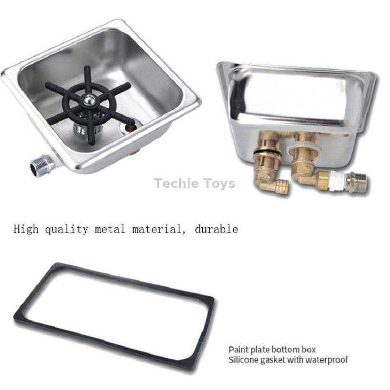 Automatic High Pressure Embedded Stainless Steel Bar Cup Washer Economy Type B