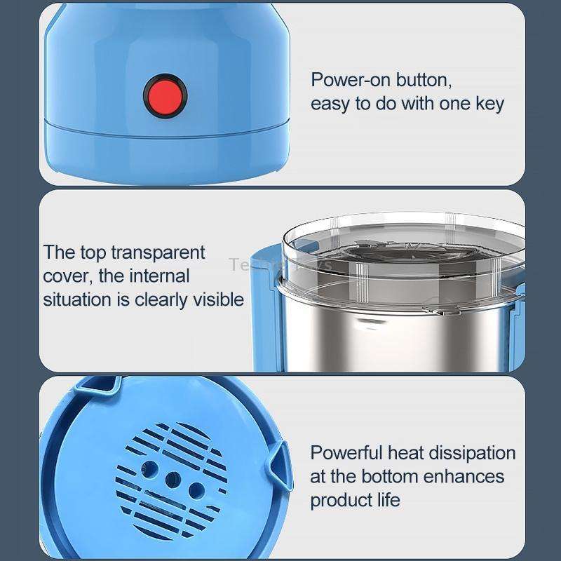 Small Grinder Grain Crusher, EU Plug