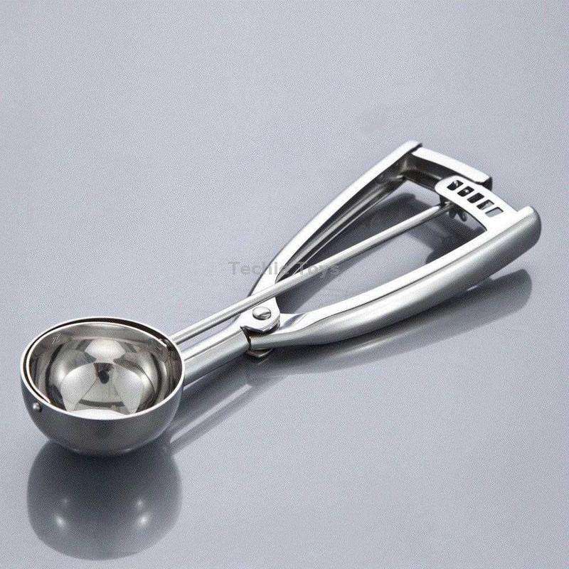 Stainless Steel Ice Cream Spoon Scooper Fruit Scoop, Specification: 39mm