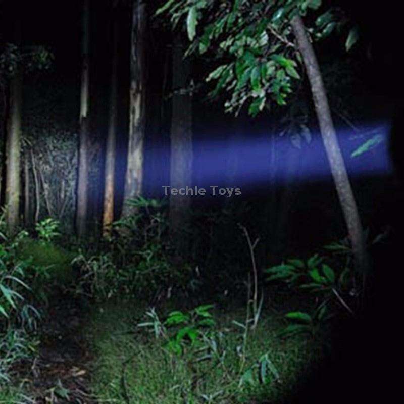LED Outdoor Rechargeable Telescopic Zoom Mini Glare Flashlight, Specification:Single