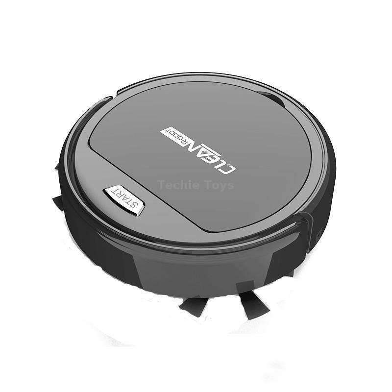 Household Intelligent Automatic Sweeping Robot, Specification:Upgrade Four Motors(Black)