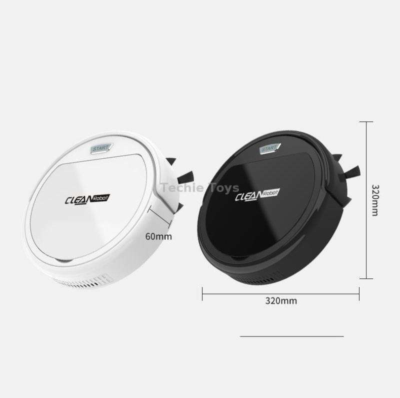 Household Intelligent Automatic Sweeping Robot, Specification:Upgrade Four Motors(Black)
