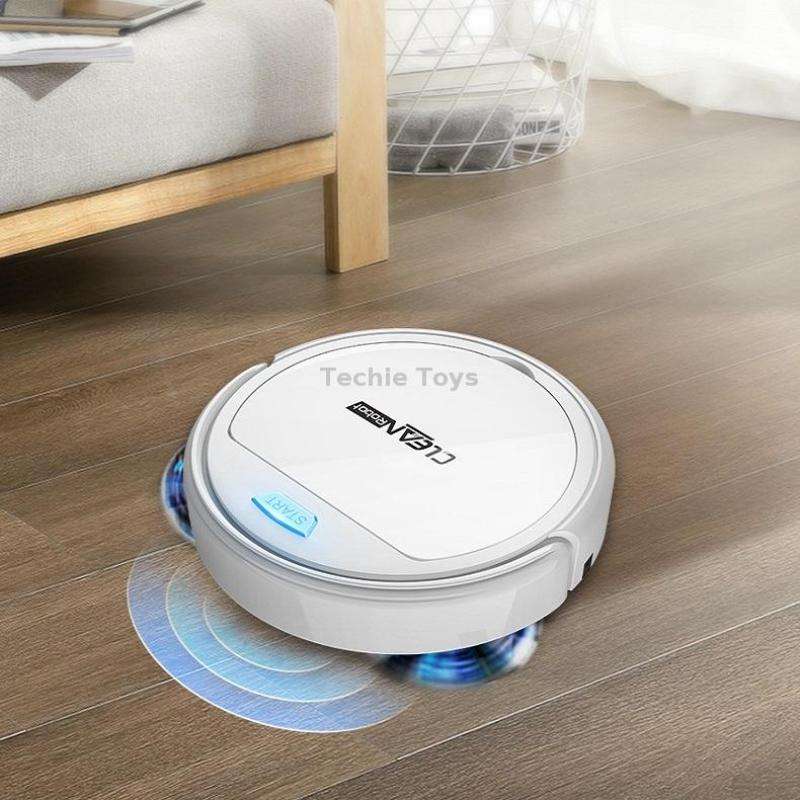 Household Intelligent Automatic Sweeping Robot, Specification:Upgrade Four Motors(Black)