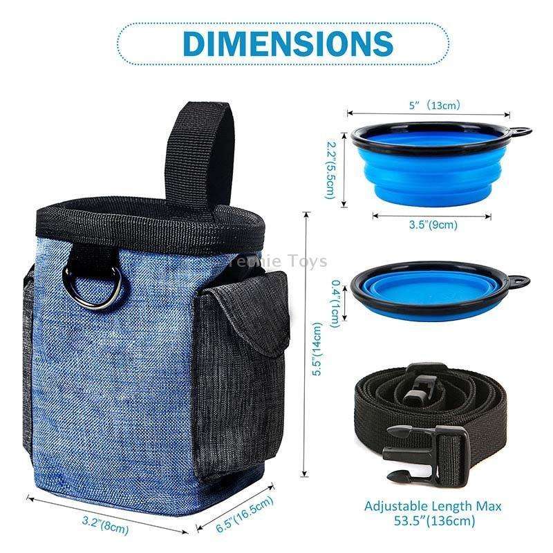 Dog Training Bag Outing Food Snacks Garbage Bag Dog Outing Training Waist Bag Pet Training Bag, Spec