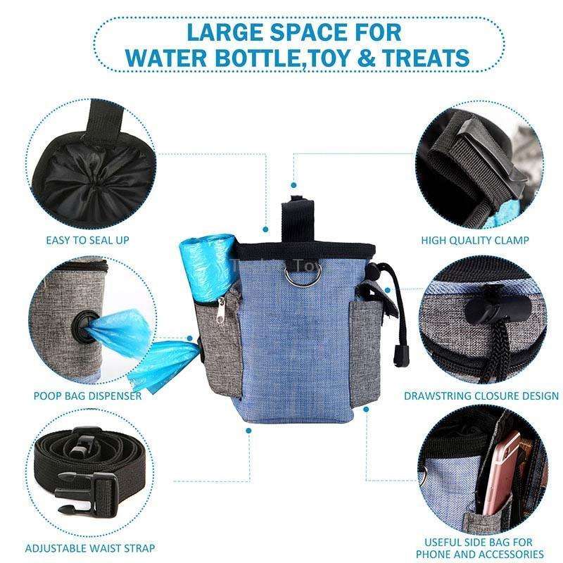 Dog Training Bag Outing Food Snacks Garbage Bag Dog Outing Training Waist Bag Pet Training Bag, Spec
