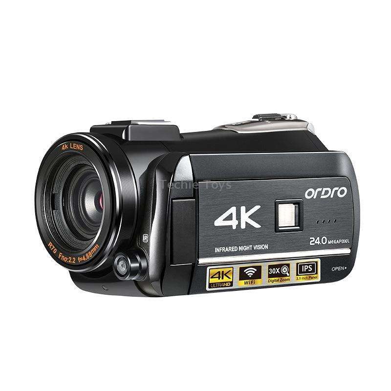 ORDRO AC3 3.1 inch IPS Screen 4K Full HD 13MP Night Vision WiFi Live Camcorder DV Digital Camera, St