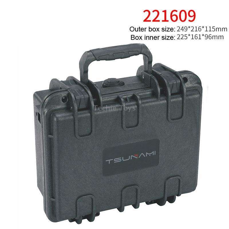 TSUNAMI Multifunctional Instrument Box Safety Protection Box Waterproof Plastic Hardware Tool Box, S