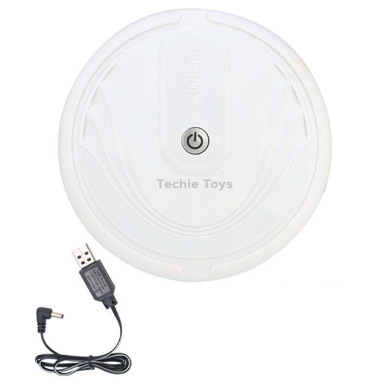 Smart Sweeping Robot Household Hair Cleaner, Specification:Charging Version(White)
