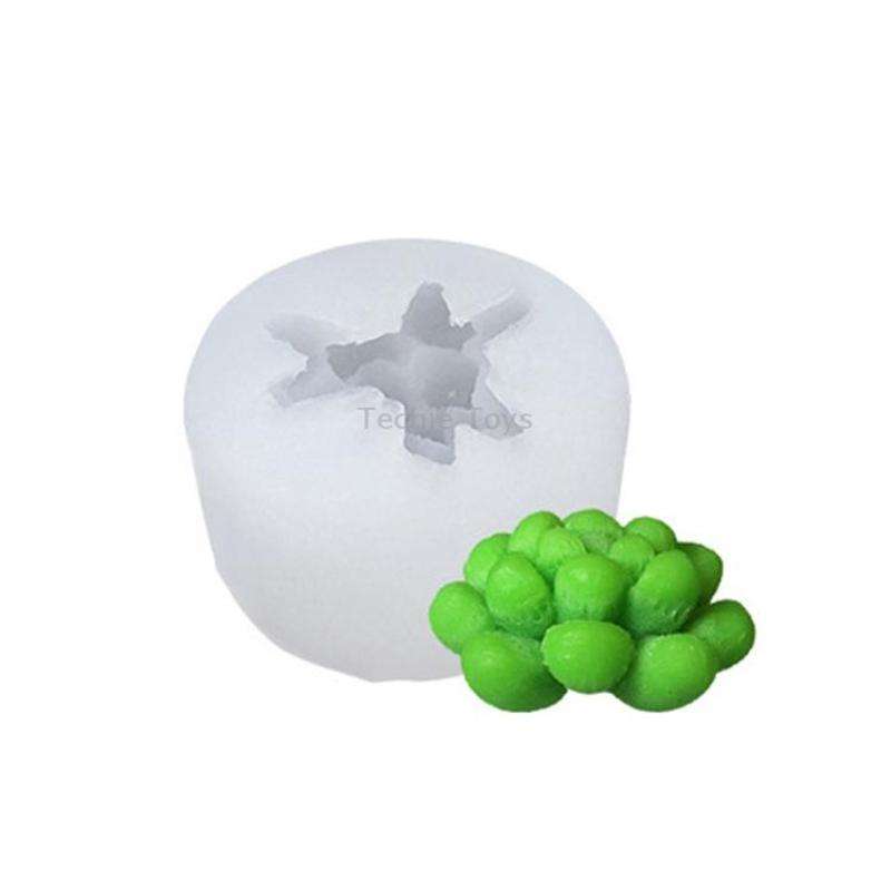 SX-ZW-137 Fleshy Three-Dimensional Candle Silicone Mold DIY Handmade Soap Aromatherapy Epoxy Mold