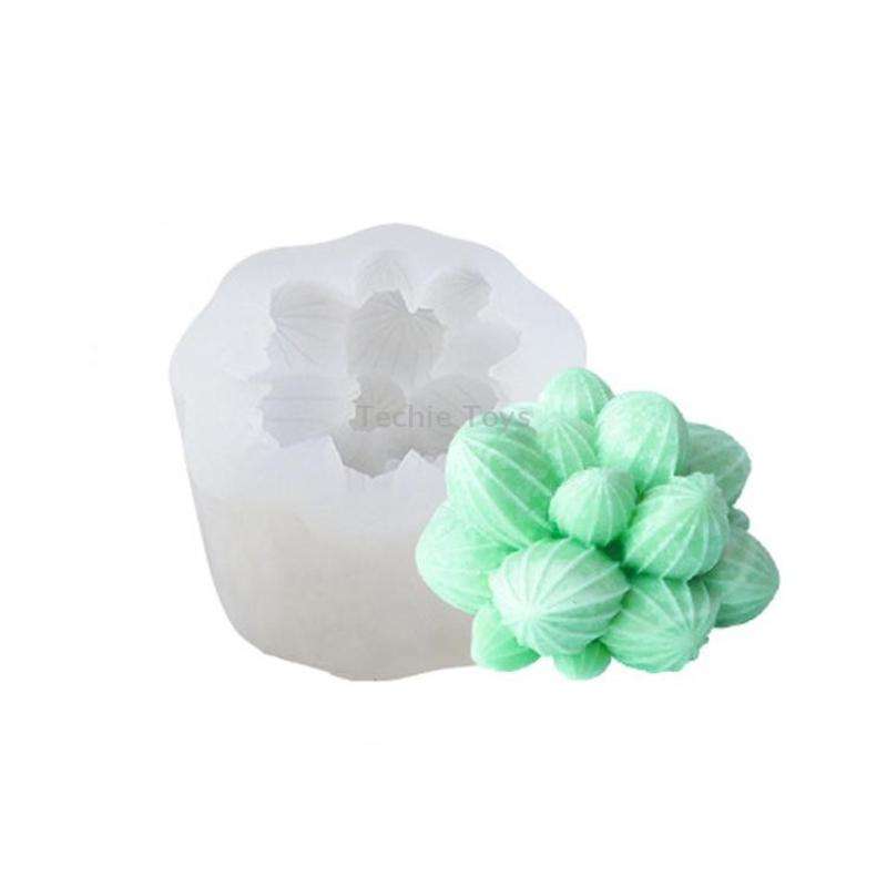 SX-ZW-186 Fleshy Three-Dimensional Candle Silicone Mold DIY Handmade Soap Aromatherapy Epoxy Mold