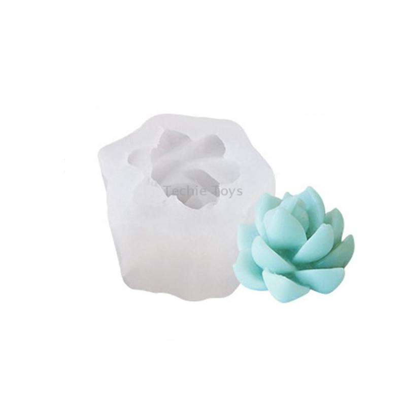 SX-ZW-190 Fleshy Three-Dimensional Candle Silicone Mold DIY Handmade Soap Aromatherapy Epoxy Mold