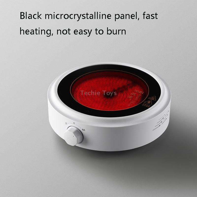 Mini Small Electrical Ceramic Stove Tea Cooker Induction Cooker, CN Plug(Black)