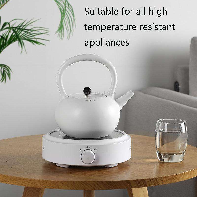 Mini Small Electrical Ceramic Stove Tea Cooker Induction Cooker, CN Plug(Black)