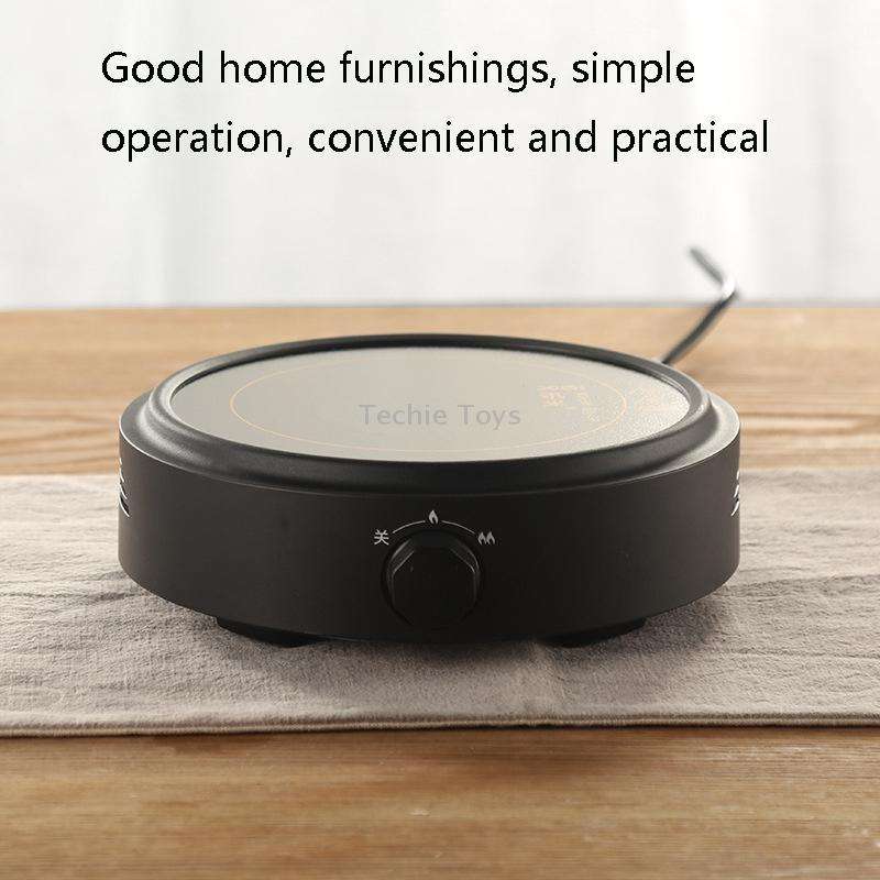 Mini Small Electrical Ceramic Stove Tea Cooker Induction Cooker, CN Plug(Black)
