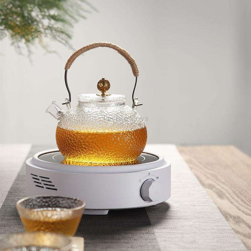 Mini Small Electrical Ceramic Stove Tea Cooker Induction Cooker, CN Plug(Black)