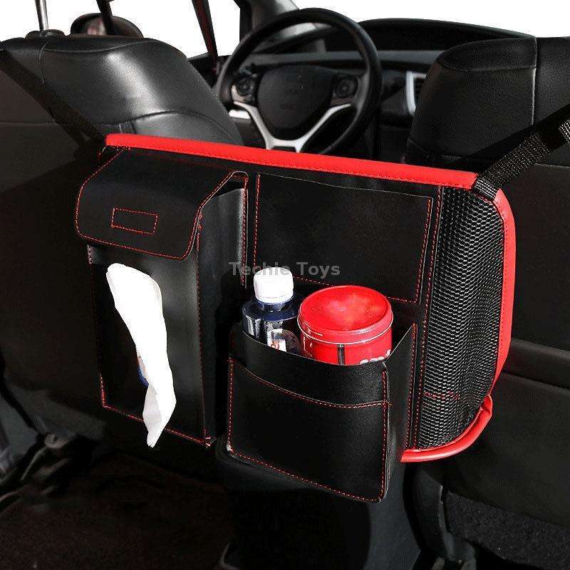 Car Seat Storage Net Pocket Car Storage Bag Multi-Function Suspended Storage Bag, Colour: Thickening