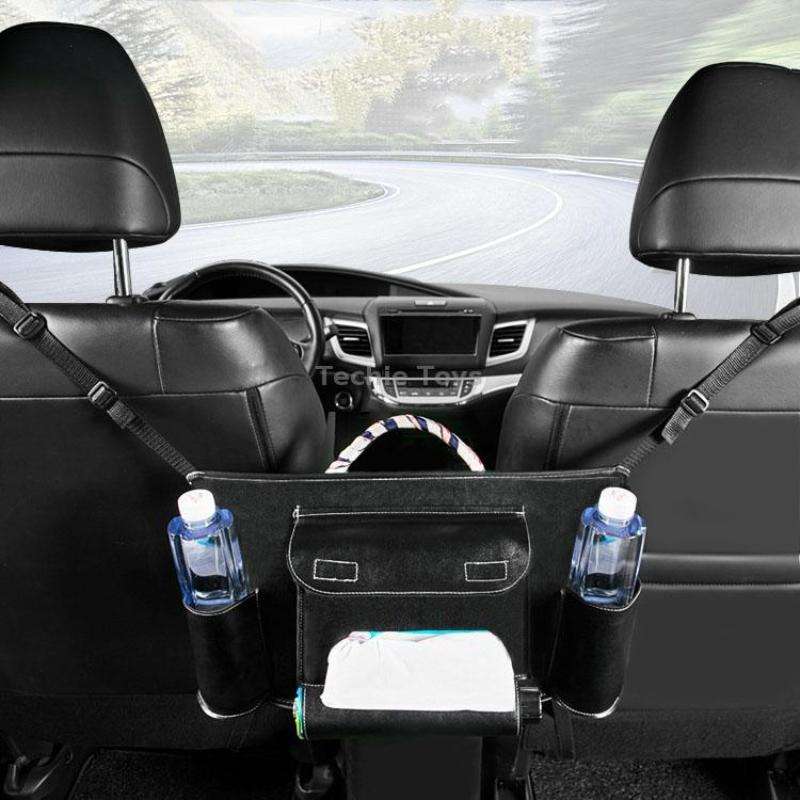 Car Seat Storage Net Pocket Car Storage Bag Multi-Function Suspended Storage Bag, Colour: Thickening