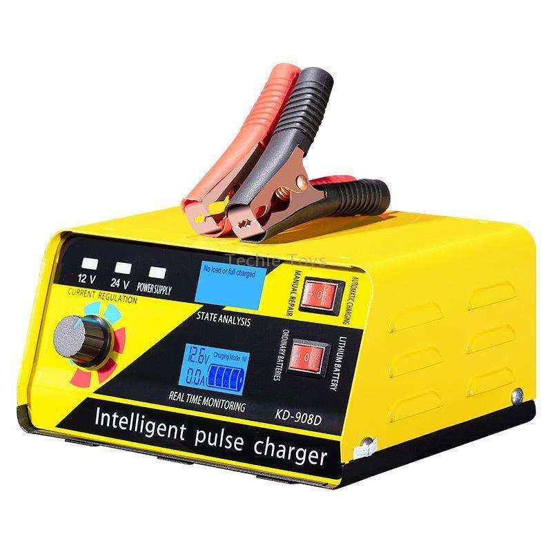 KD-908D Lead-Acid Battery Intelligent Repair Charger Car Battery Charger US Plug