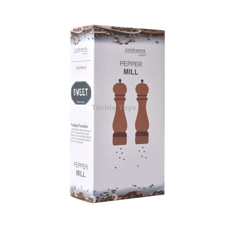 Beech 304 Stainless Steel Manual Pepper Grinder Ceramic Core Pepper Grinder, Specification: 6 Inch (