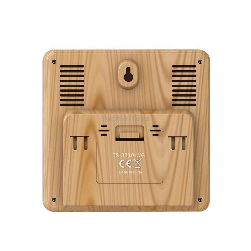 TS-3310 Wireless Weather Clock Multifunctional Color Screen Clock Creative Home Touch Screen Thermom