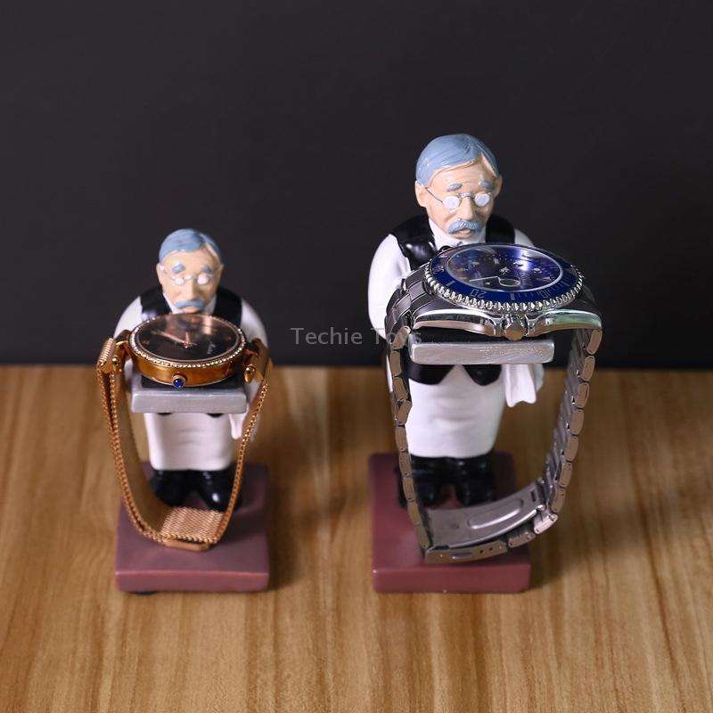 Watch Shelf Support Decorative Ornaments Watch Storage Box Display Stand, Item No.: Small Astronaut