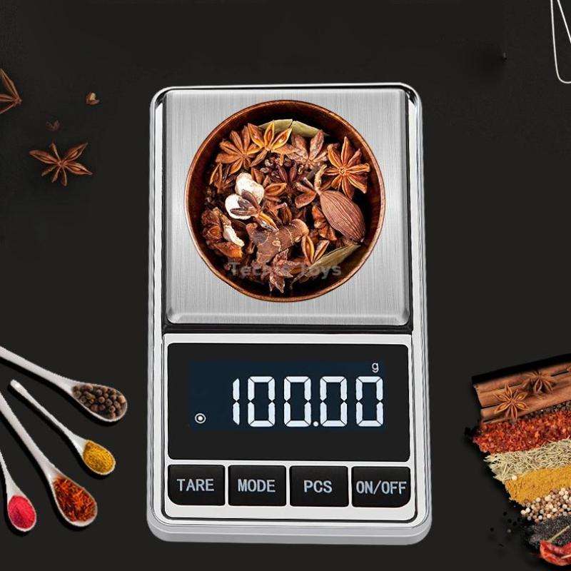 Kitchen Stainless Steel Mini Portable Scale High Precision Jewelry Scale Electronic Scale, Specifica