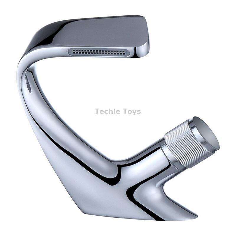 Basin Waterfall Type Hot & Cold Water All-Copper Faucet Bathroom Sanitary Ware (Electroplating Silve