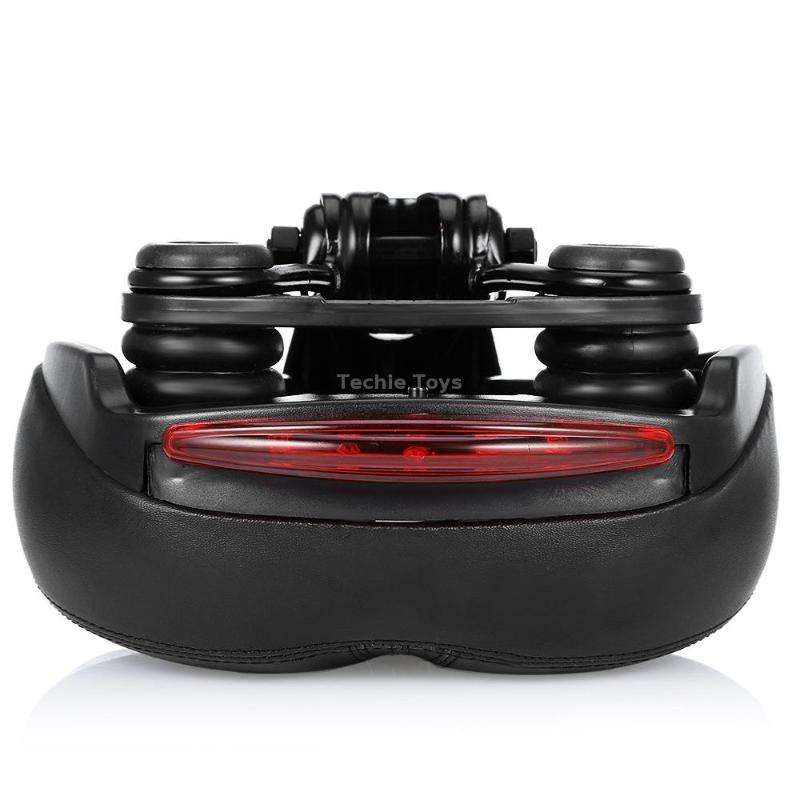 Bicycle Cushion With Lamp Bicycle Saddle Mountain Bike Saddle(Black)