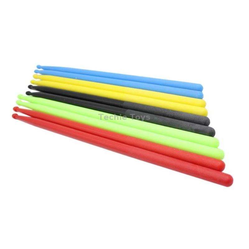 2 PCS Drumsticks Drum Kits Accessories Nylon Drumsticks, Colour: Red